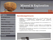 Tablet Screenshot of mineral-exploration.com